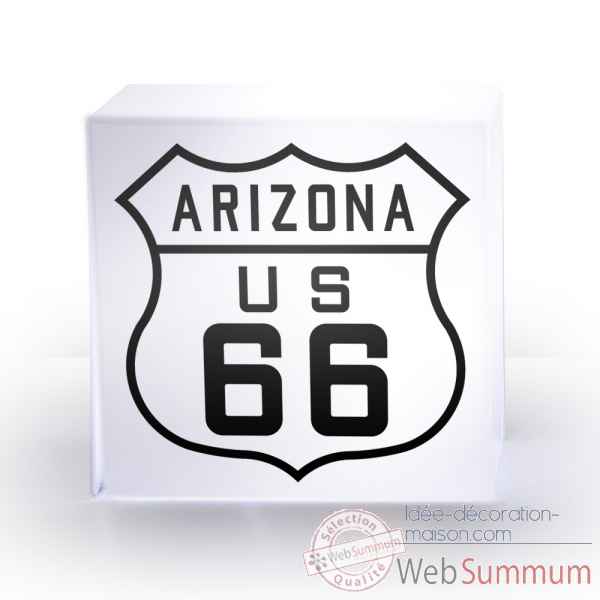 Lampe cube diffusante route 66 Acrila -Acrila62