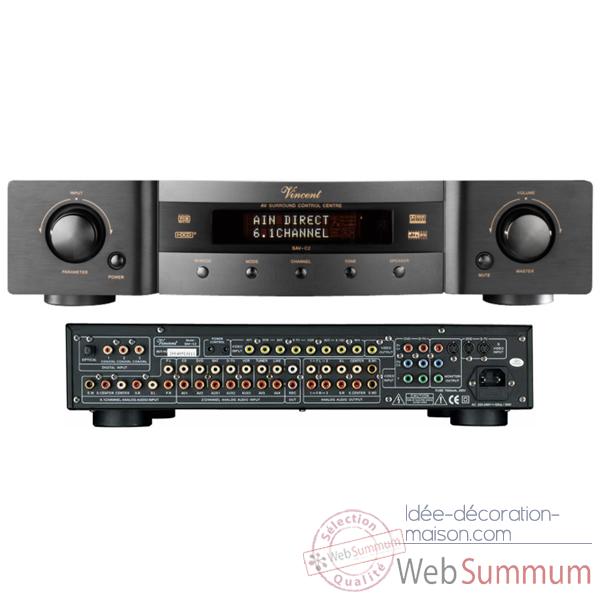 Amplificateur Audio/Video Vincent SAV-C2 Decodeur Preamp 6.1 - Argent - 203746