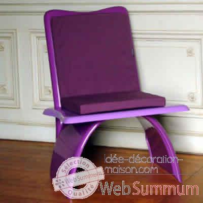 Fauteuil design Vagance lilas Art Mely - AM20