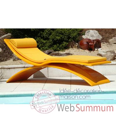 Chaise on Chaise Longue Dans Meuble Jardin Design Sur Id  E D  Coration Maison