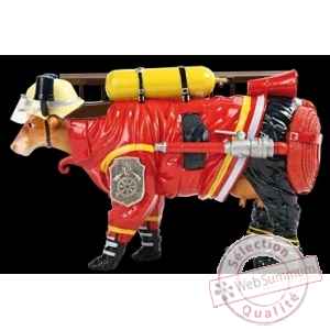 Figurine Vache firefighter 32cm Art in the City 80646