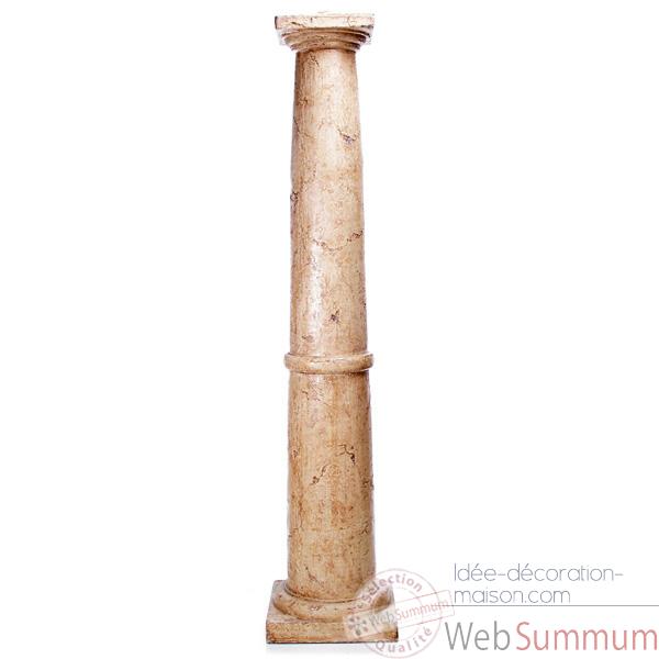 Piedestal et Colonne-Modele Classic Column, surface marbre vieilli-bs1010ww