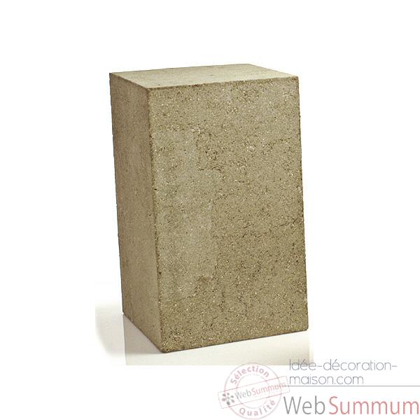 Piedestal et Colonne-Modele Display Pedestal Medium, surface granite-bs1015GRY