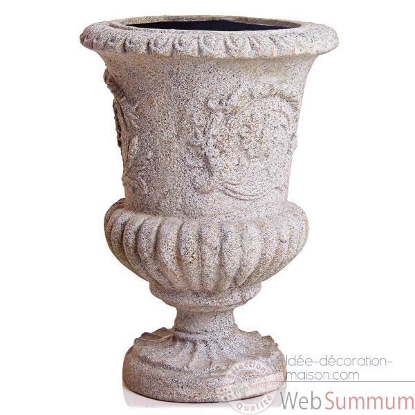 Vases-Modele Victorian Urn,  surface granite-bs2101gry