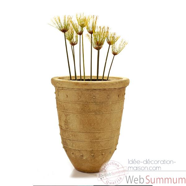 Vases-Modele Bali Tall Urn, surface gres-bs2180sa
