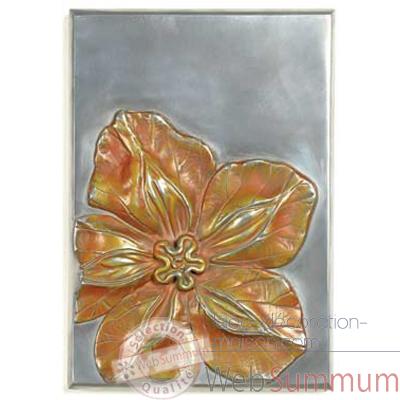 Decoration murale-Modele Cobaea Wall Plaque, surface aluminium-bs2392alu