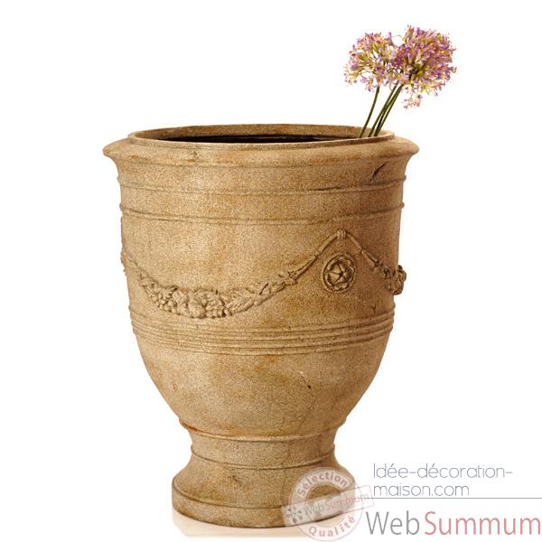 Vases-Modele Anduz Pot,  surface granite-bs3056gry