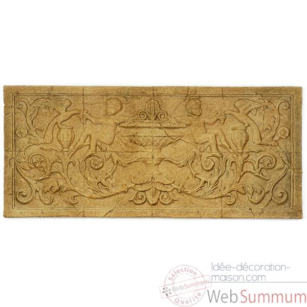 Decoration murale-Modele Cherub Wall Decor, surface marbre vieilli-bs3086ww