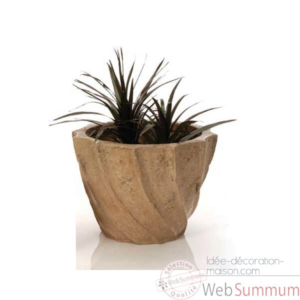 Vases-Modle Aegean Planter - Large, surface grs-bs3098sa