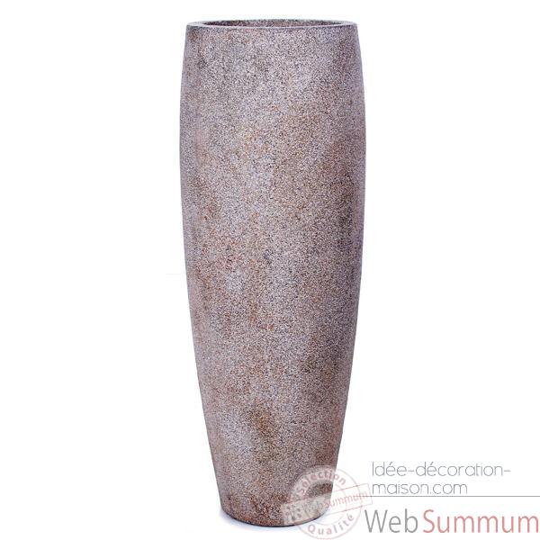 Vases-Modle Mati Planter,  surface granite-bs3114gry