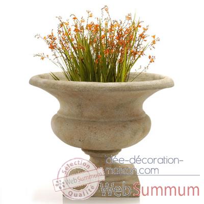 Vases-Modle Orbe Urn,  surface granite-bs3167gry