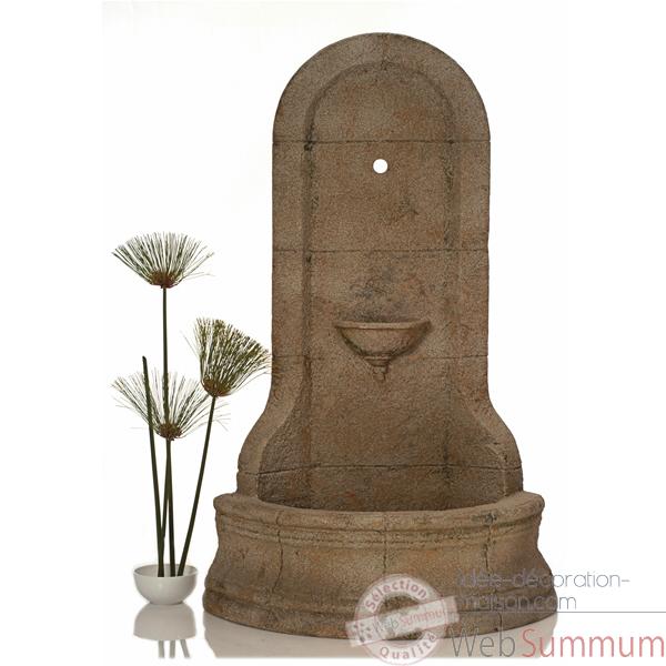 Fontaine-Modele Cordova Wall Fountain, surface gres-bs3185sa