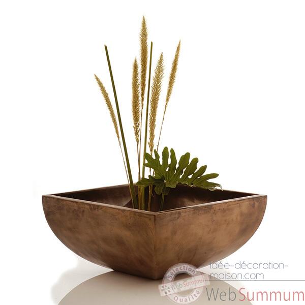 Vases-Modele Nara Bowl, surface bronze nouveau-bs3231nb