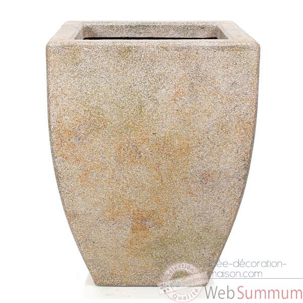 Vases-Modele Kobe Planter,  surface granite-bs3326gry