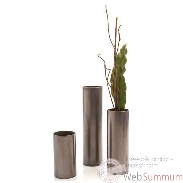 Vases-Modele Cylinder Vase Small, surface en fer-bs3341iro