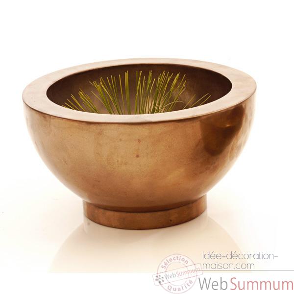 Vases-Modele Paso Bowl Large, surface bronze nouveau-bs3348nb