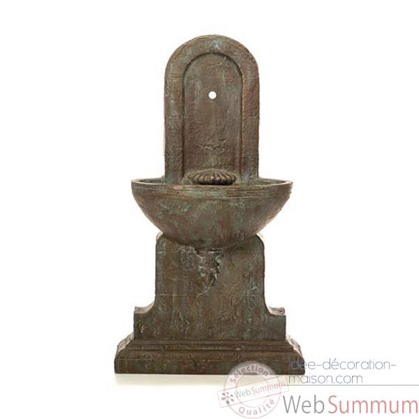 Fontaine-Modle Helene Fountain, surface pierre romaine avec bronze-bs3386ros/vb