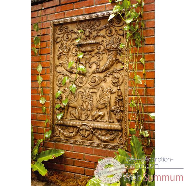 Dcoration murale Wall Decor -Griffin Motif, rouille -bs2602rst