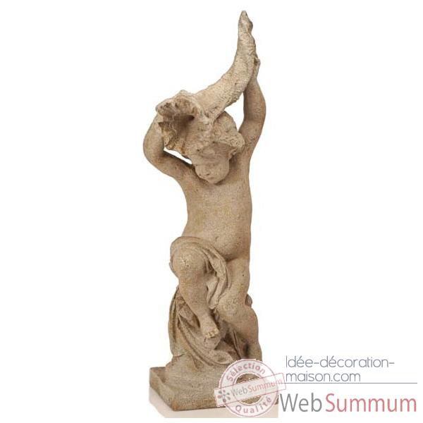 Fontaine Garden Cupid Cornucopia Fountainhead, granite -bs3144gry