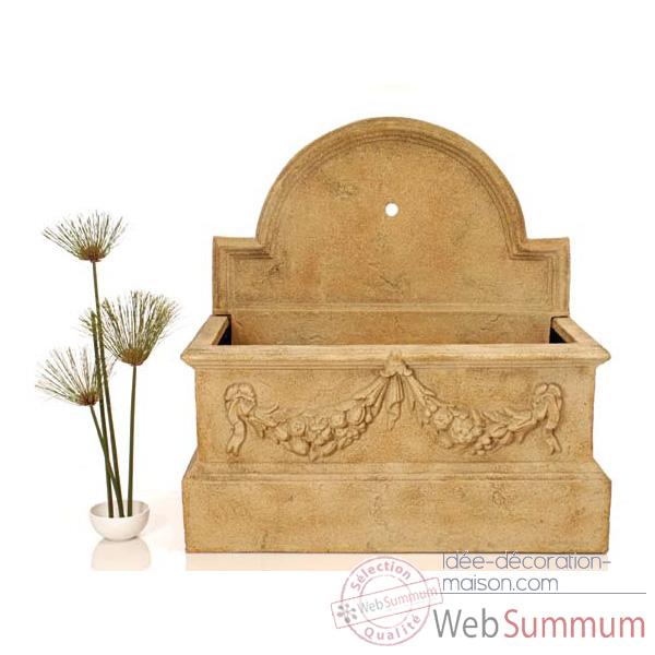 Fontaine Rialto Trough Fountain w -o Spout, granite -bs3169gry