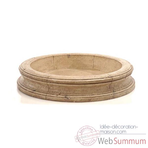 Fontaine Pisa Fountain Basin, granite -bs3191gry