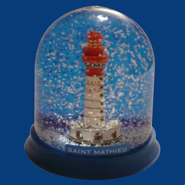 Boule neige Phare Saint-Mathieu -BN007