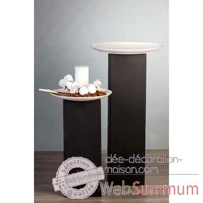 Colonne \"tower\" metal brun 70 cm Casablanca Design -54722