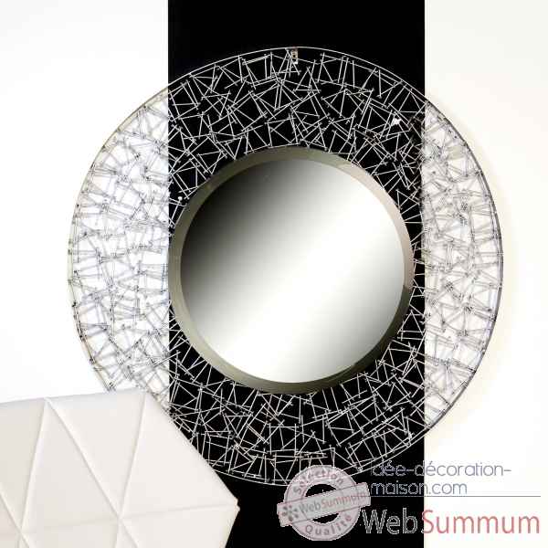 Miroir \\\"nails\\\" metal verre Casablanca Design -54793
