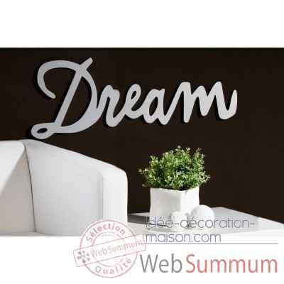 Mot ecrit "dream" Casablanca Design -51531