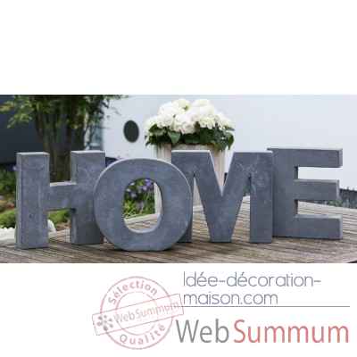 Mot ecrit "home" Casablanca Design -36076