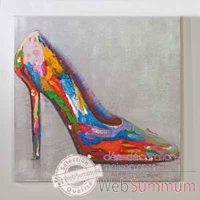 Peinture a l'huile "high heel" Casablanca Design -31868