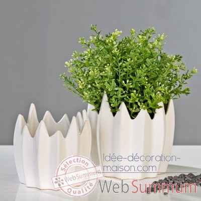 Pot a fleur \"zack\" Casablanca Design -26543