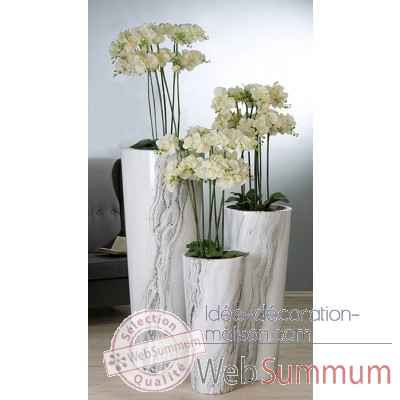 Pot a fleurs \"marble\" Casablanca Design -79198