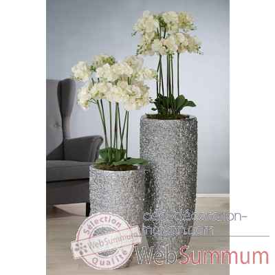Pot a fleurs "rock" Casablanca Design -79203