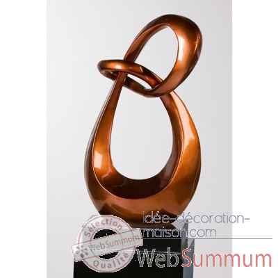 Sculpture \\\"curl\\\" Casablanca Design -79106