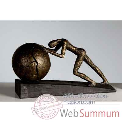 Sculpture \"heavy ball\" Casablanca Design -59598