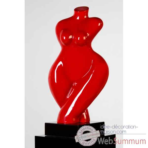 Sculpture \"artemis\" poly rouge Casablanca Design -59651