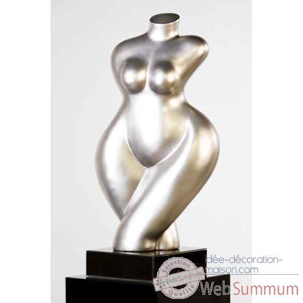 Sculpture \\\"artemis\\\" poly finition platine Casablanca Design -59650