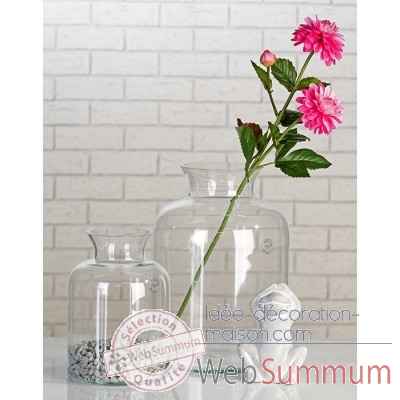 Vase en verre \"clear\" Casablanca Design -87278