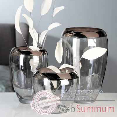 Vase "smooth" Casablanca Design -87432