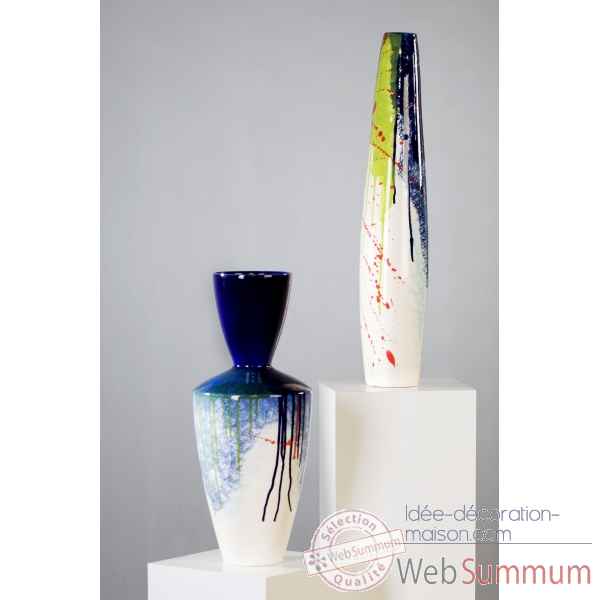 Vase \"colours\" colore vitre Casablanca Design -96556