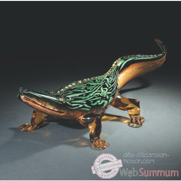 Crocodile en verre Formia -V45121