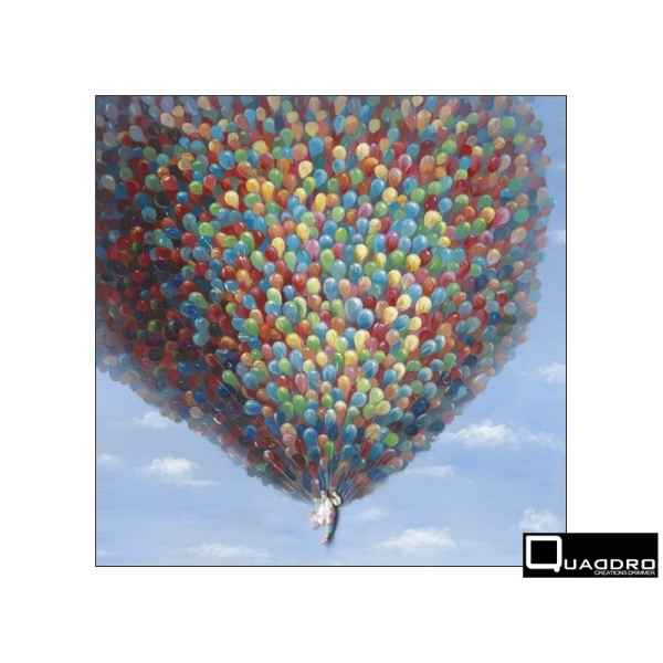 Toile ballons 100x100cm Edelweiss -C6923