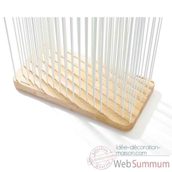 Decoration lumineuse sticks base rubberwood clair 60x30 Extremis -SB63-H