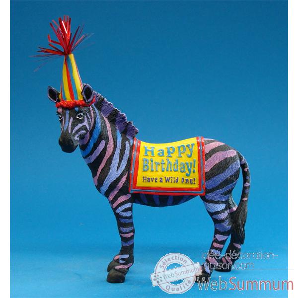 Figurine Anniversaire Zebre -HB16929