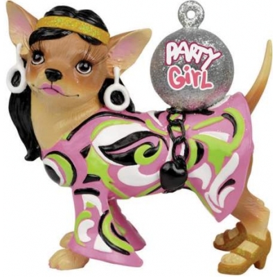 Figurine chien chihuahua Party Girl CHI13696