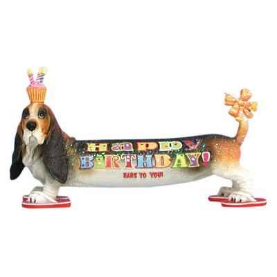 Figurine Basset Anniversaire -HB16902