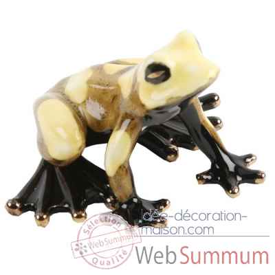 Grenouille porcelaine beige h.11.5 01TW2829