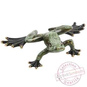 Grenouille porcelaine verte l.18 01TW2817