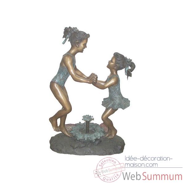 Fontaine a bassin en bronze -BRZ509